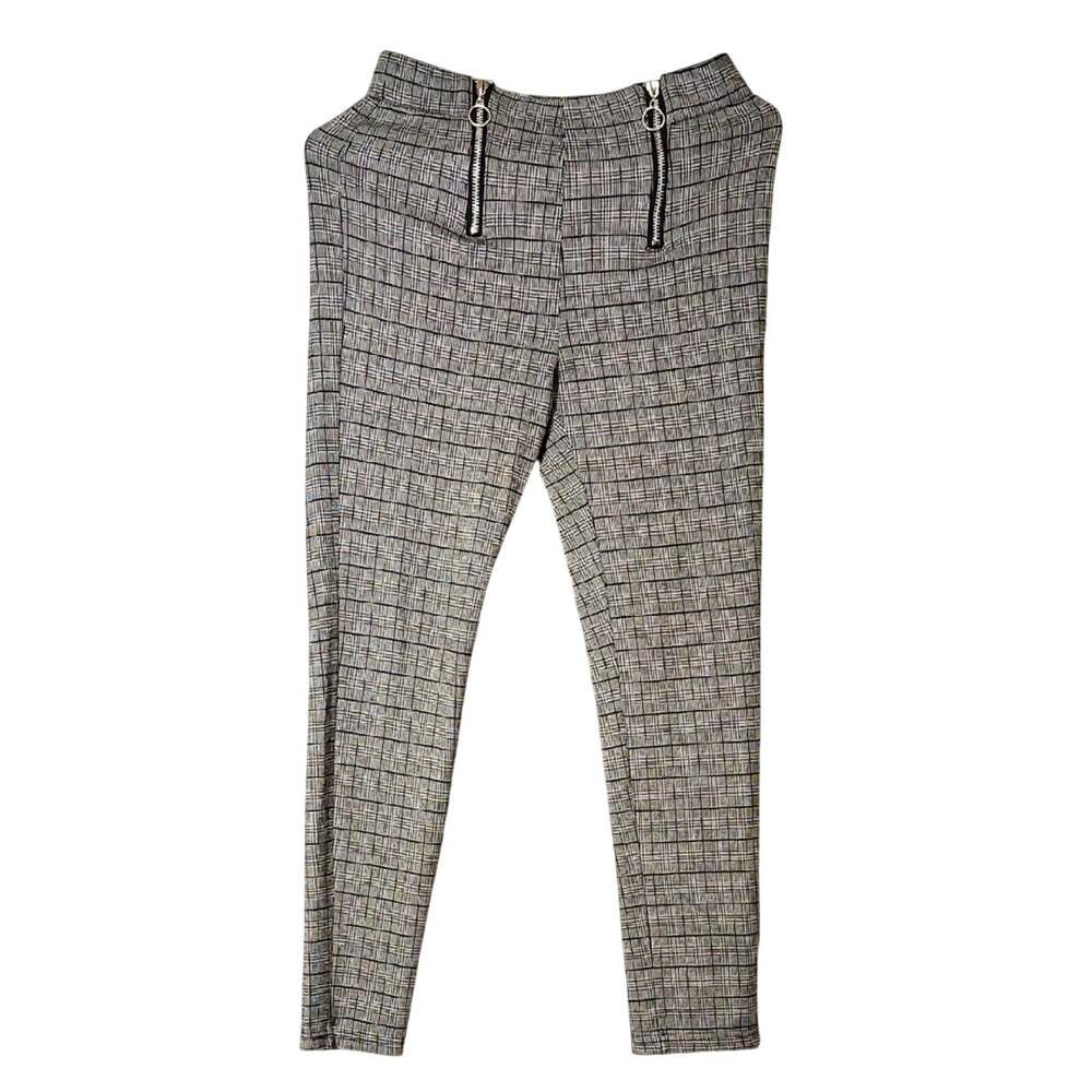 Poof! Gray Skinny Pants with Slim Tapered Leg